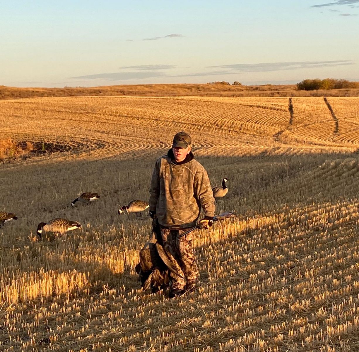 Taking a hunter waterfowl hunting in Saskatchewan